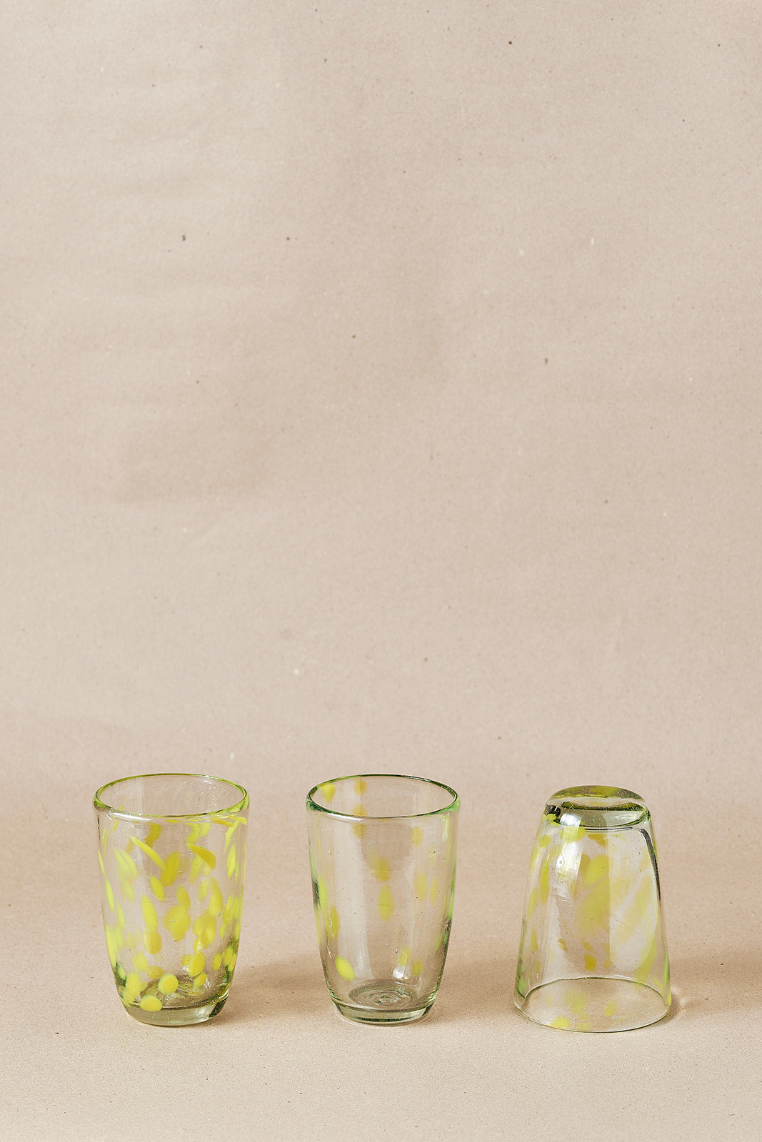 Glass - Yellow Dots