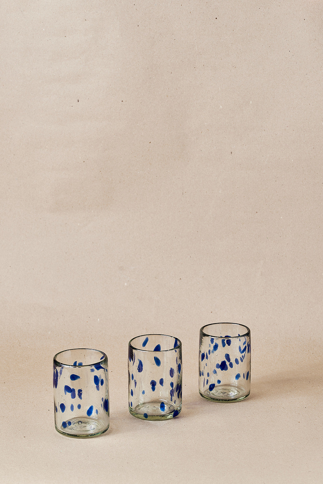 Glass - Blue Dots