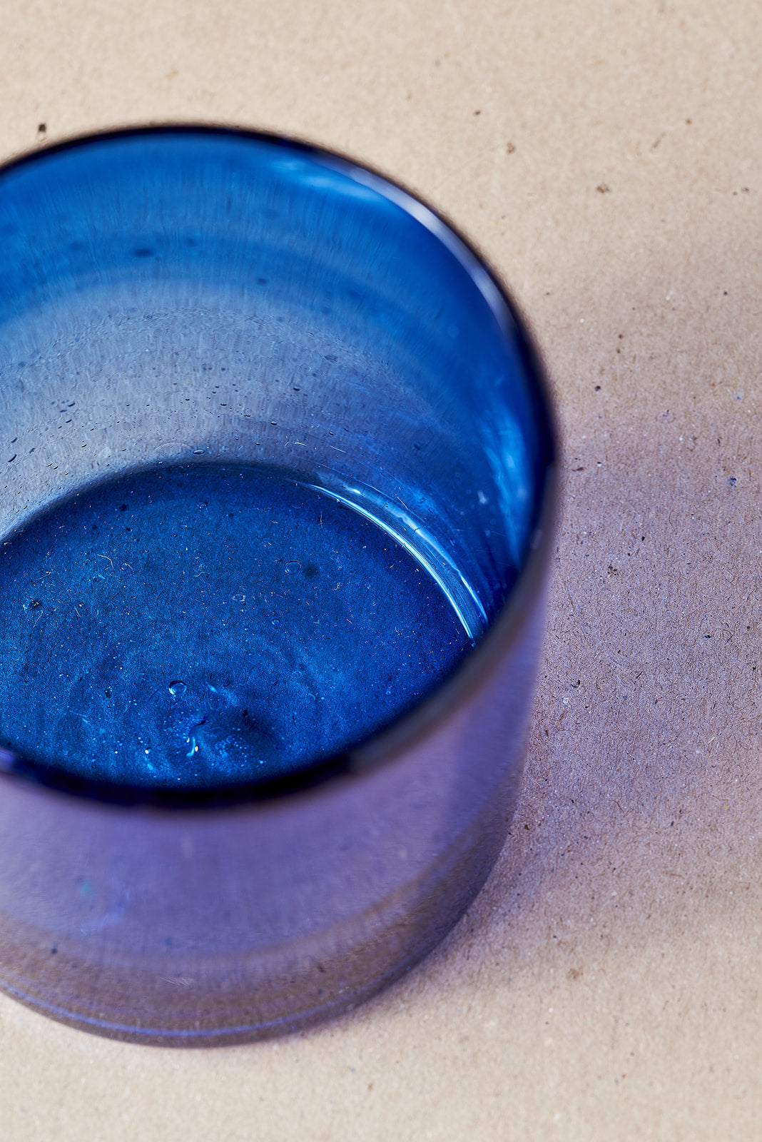 Glass - Blue Round